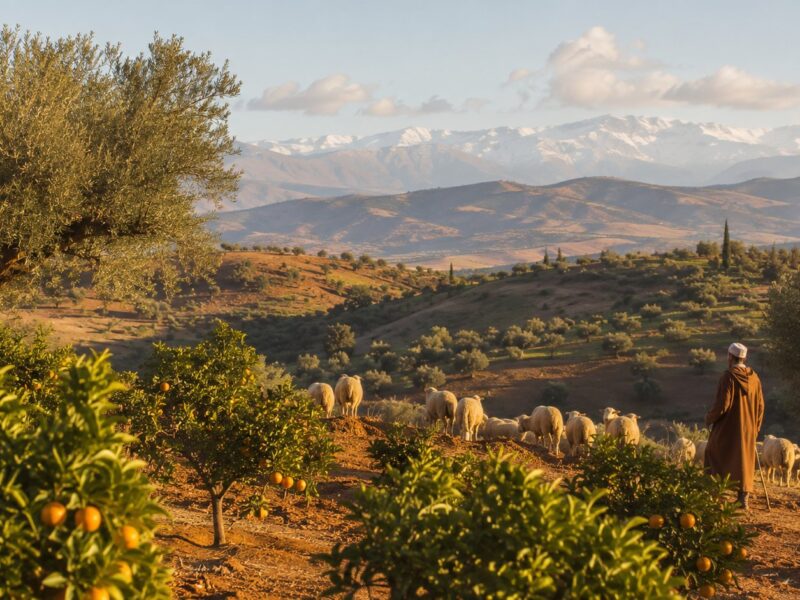 Sidi Ghiat : Immersion au Cœur du Terroir et de la Vie Rurale Berbère